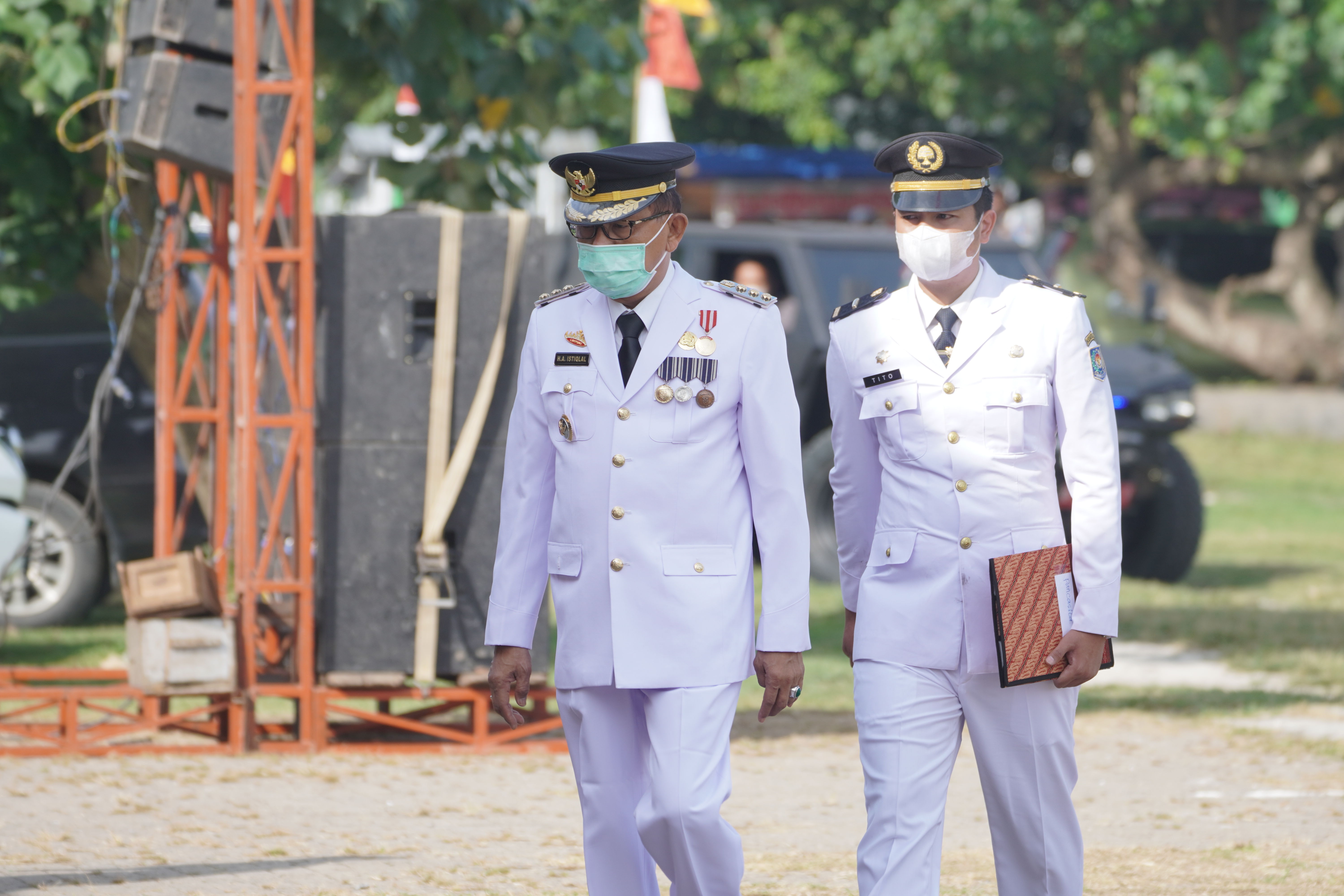 Upacara Peringatan HUT Ke-9 Kabupaten Pesisir Barat 